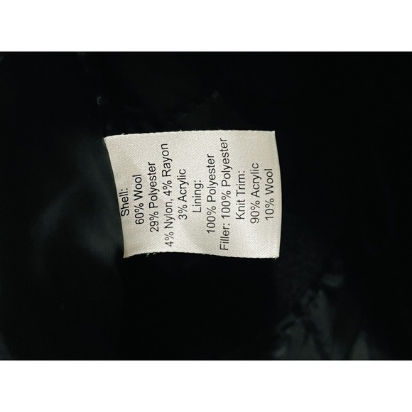 Pronto Uomo Black Wool Blend Double Lined Peacoat Jacket Men’s Sz XXL RARE HTF - Picture 5 of 7